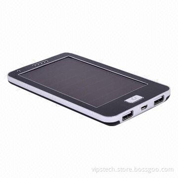 Charger for iPhone with 4,500mAh True Capacity, Supports for Solar, 5V DC, 1/2A Output